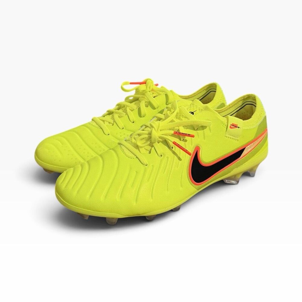 Nike Tiempo Legend 10 Elite FG Volt IO4455-700 Mens size 6.5 New in Box (a)